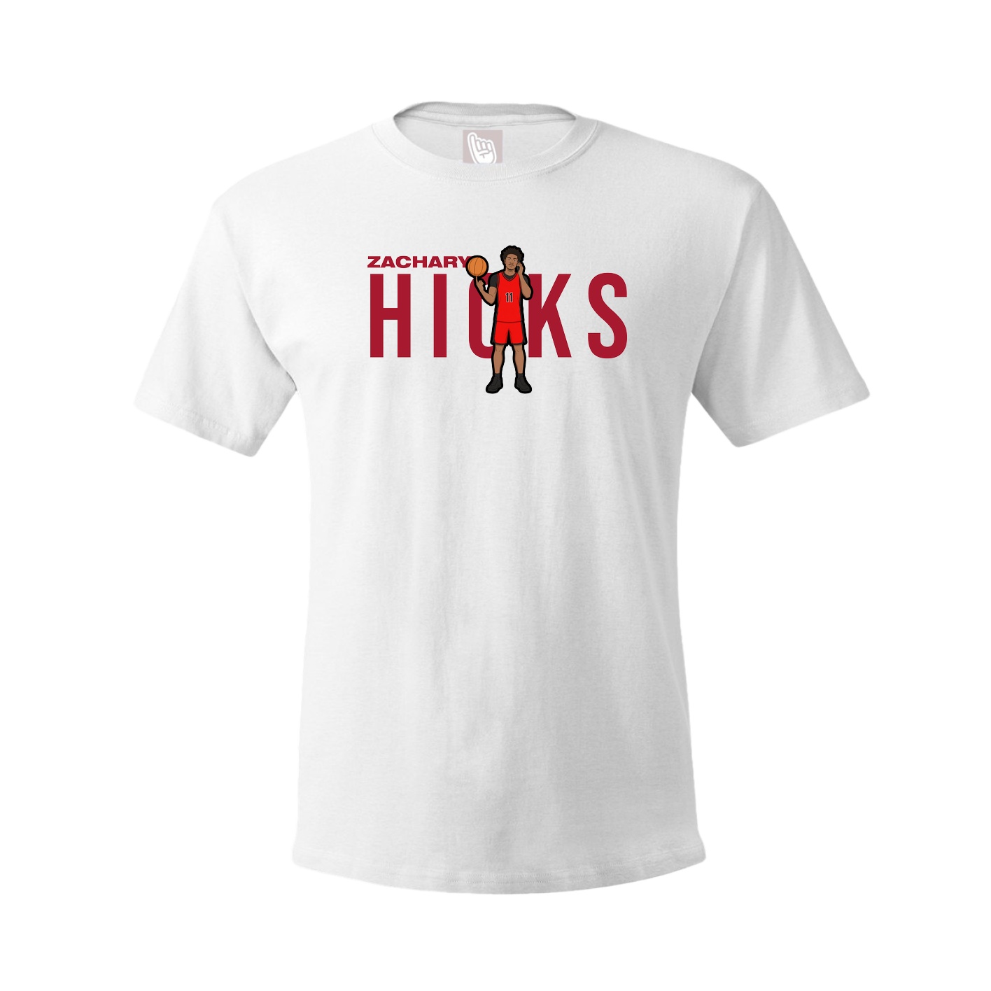 Youth Tee — Player Name in White