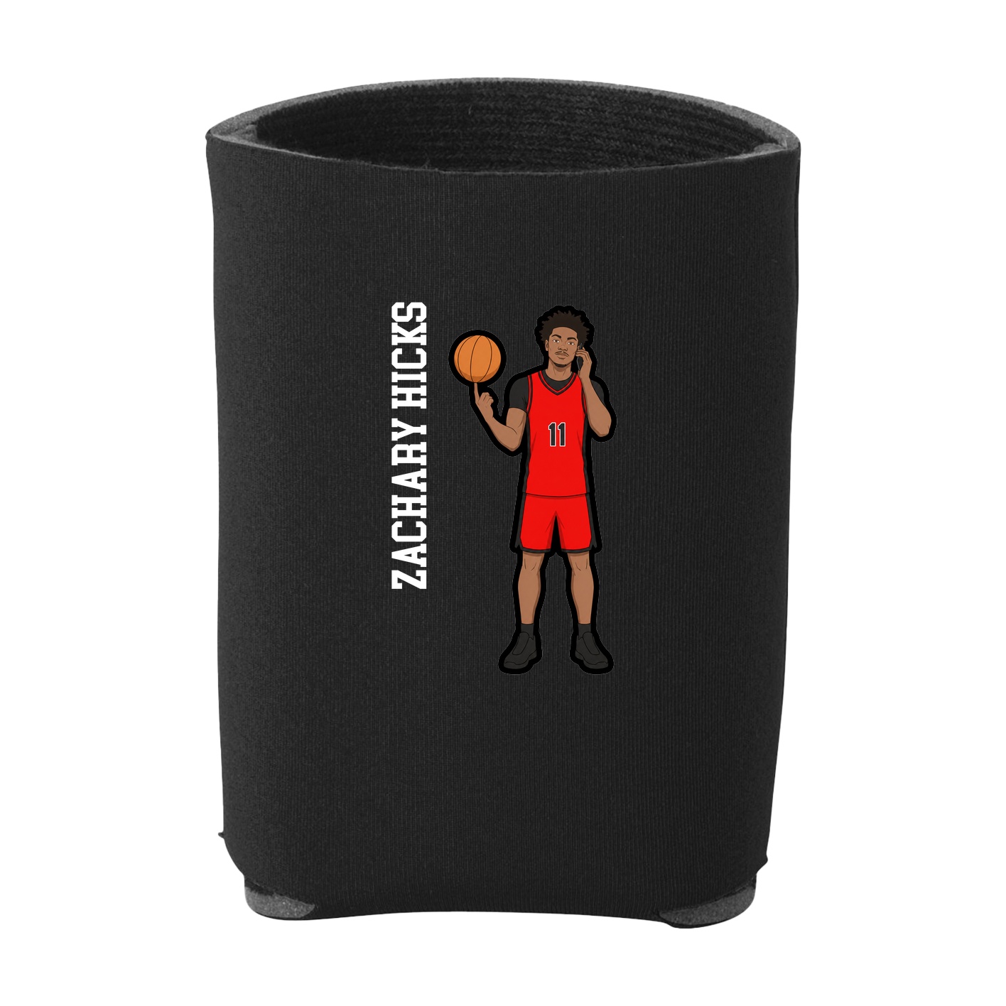 Can Holder — Name Vertical in Black