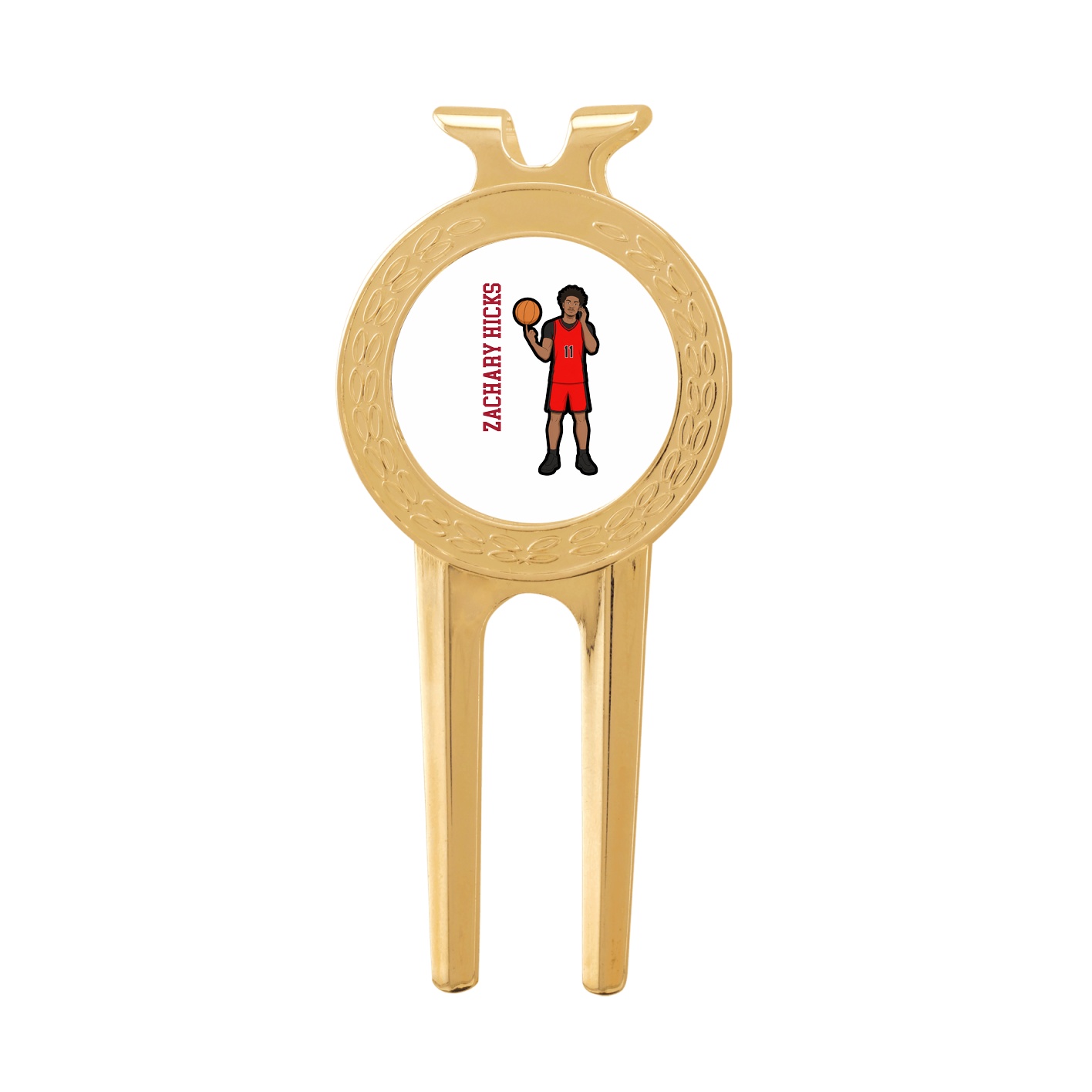 Divot Tool with Ball Marker — Name Vertical in Classic