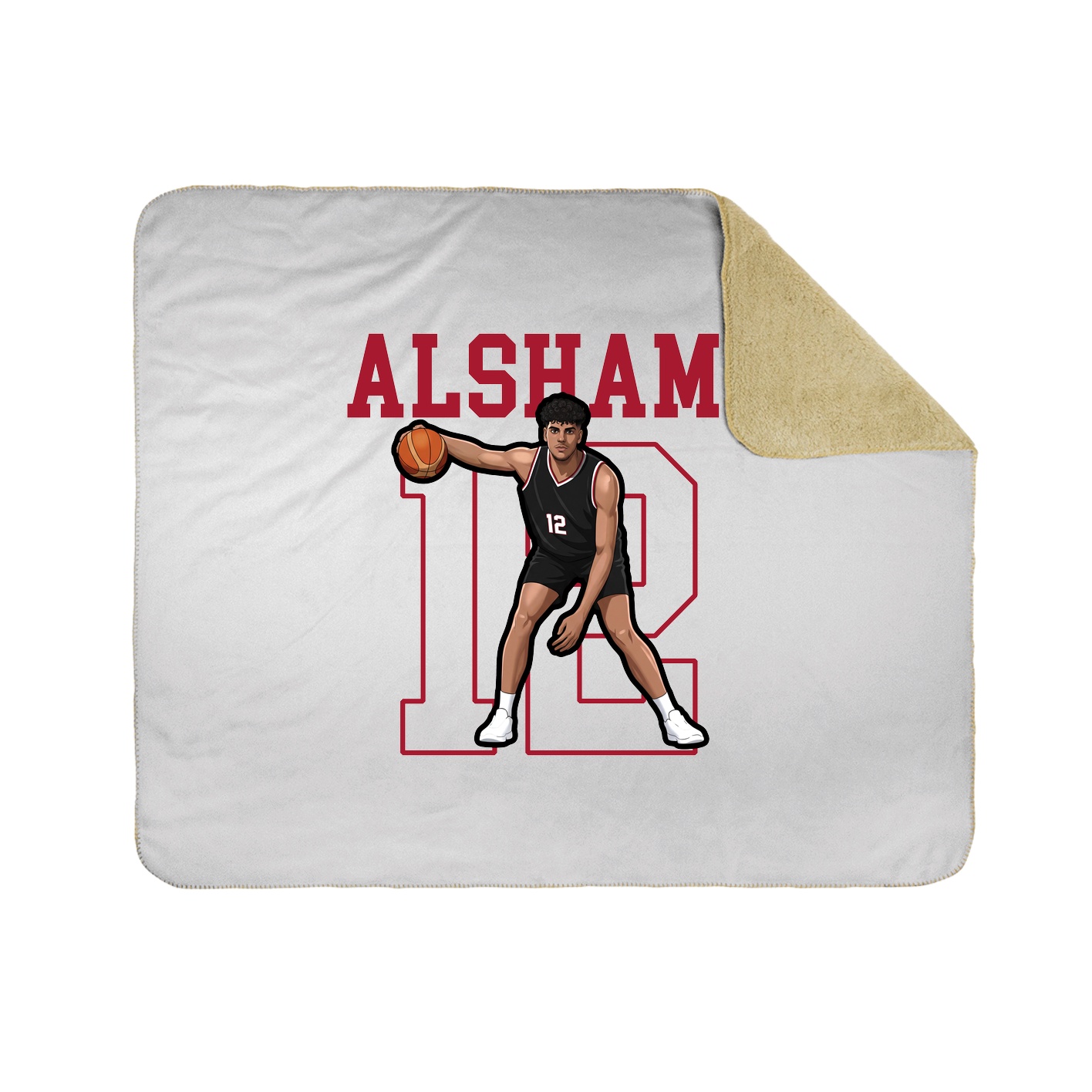 Throw Blanket — Shirsey in White