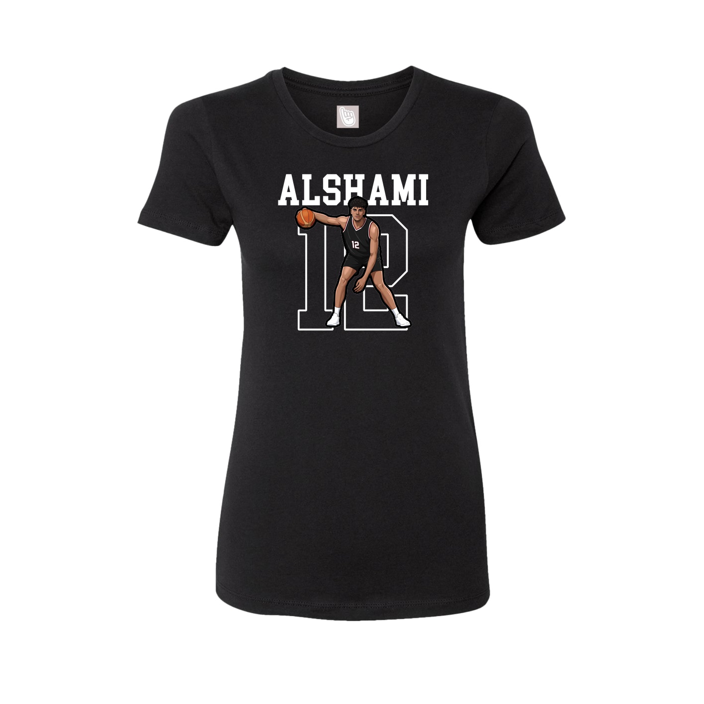 Fitted Women's Tee — Shirsey in Black