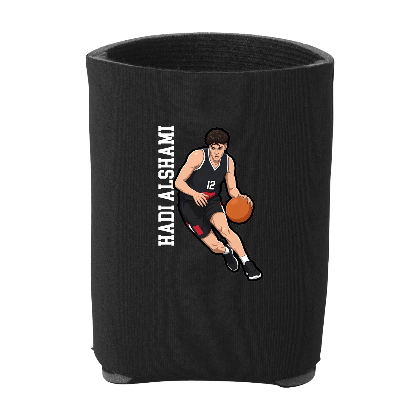 Can Holder — Name Vertical in Black