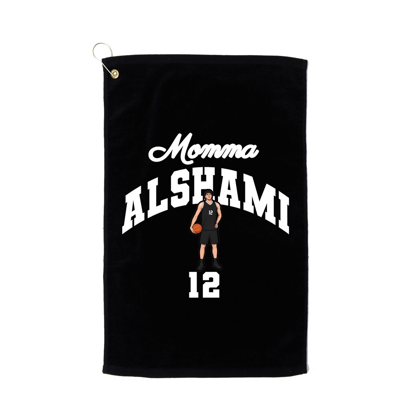 Golf Towel — Mothers Day Arch in Black