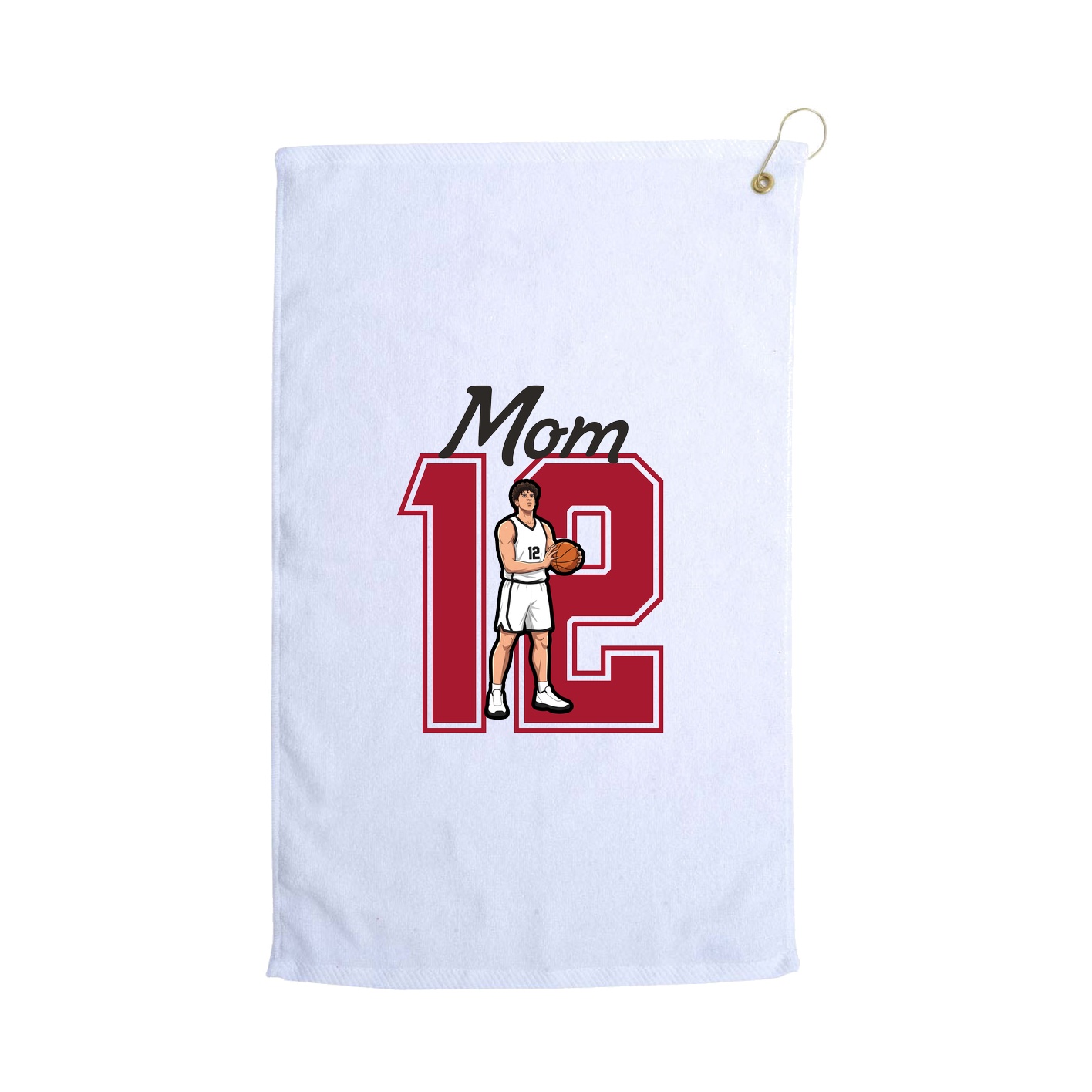 Golf Towel — Mothers Day Shirsey in White