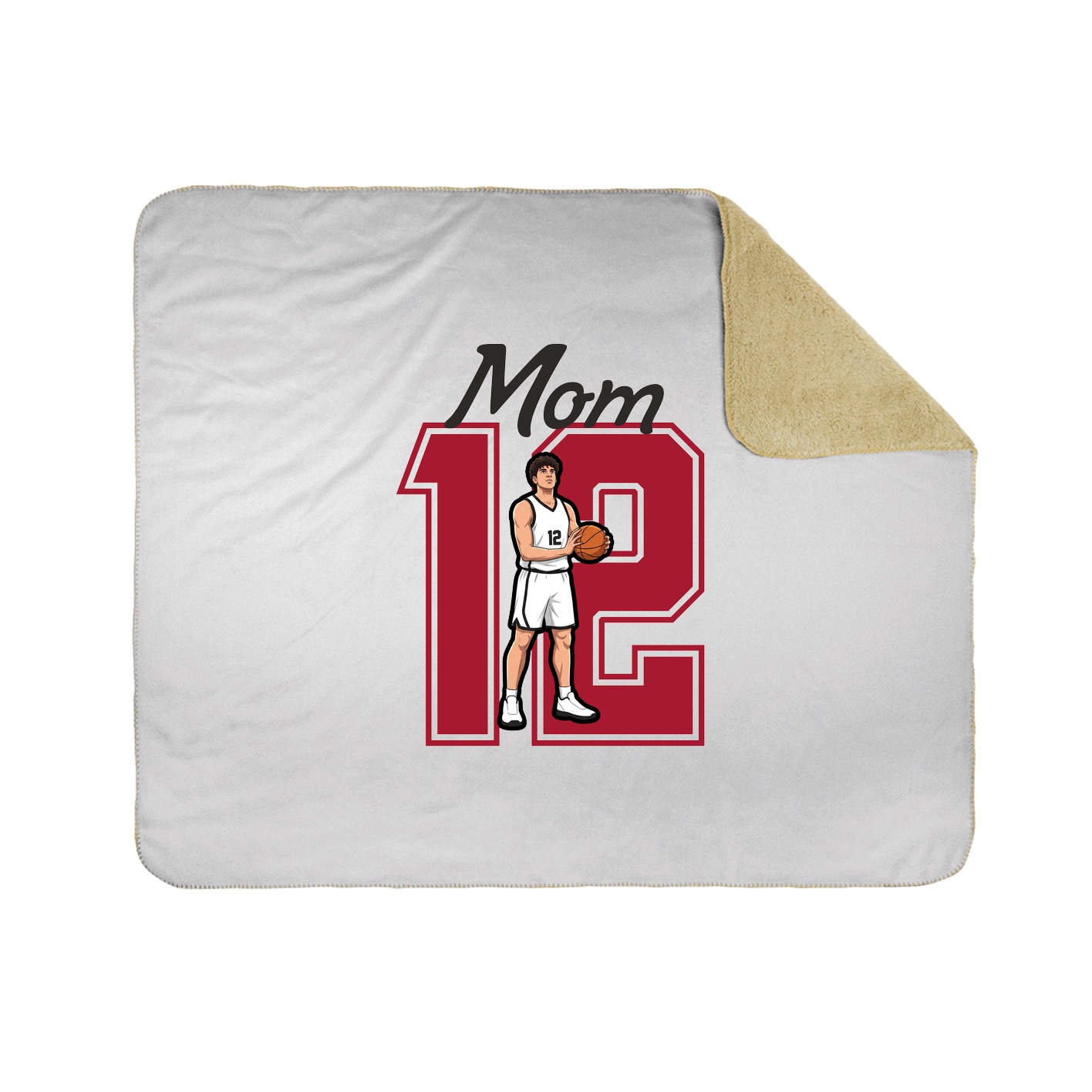 Throw Blanket — Mothers Day Shirsey in White