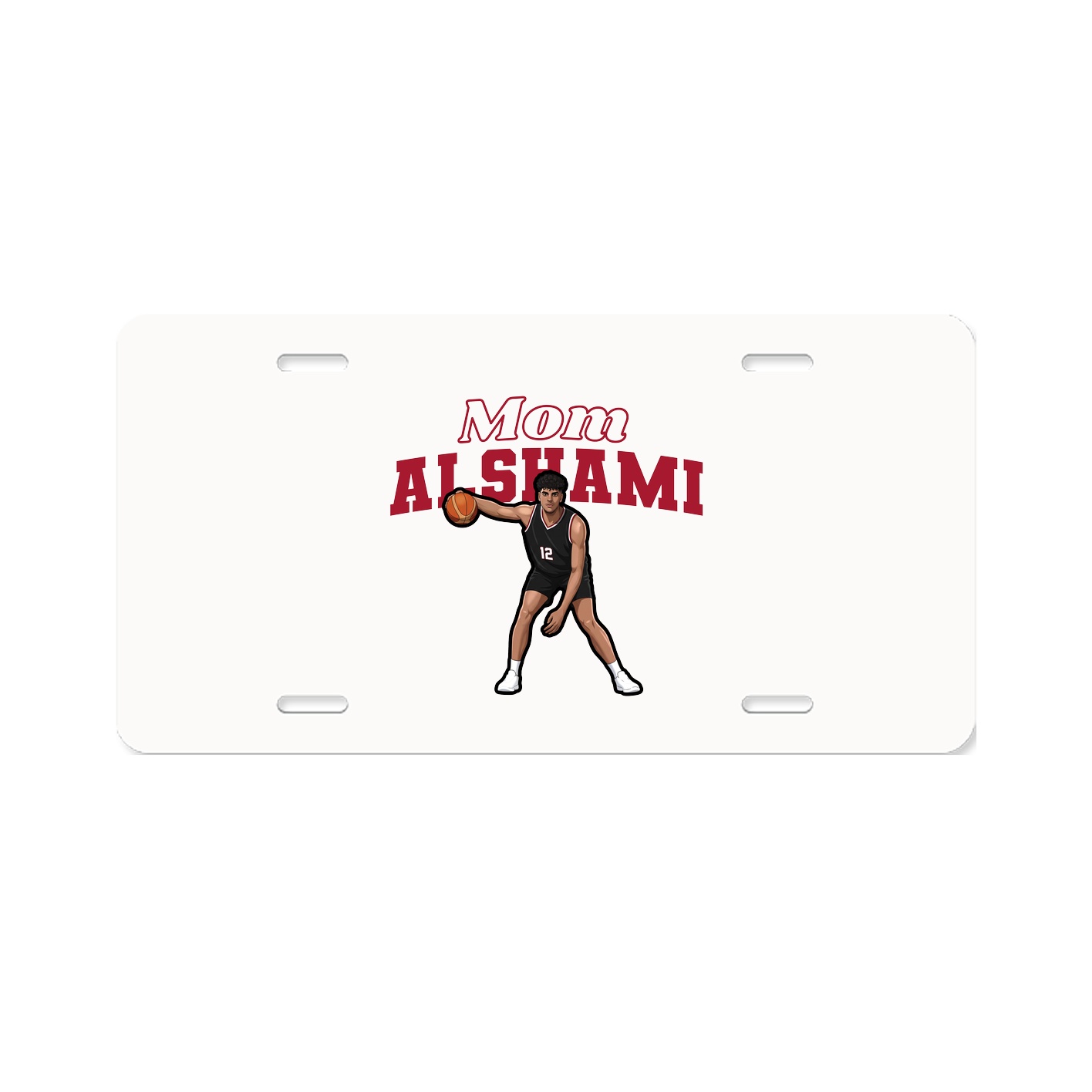 License Plate — Mothers Day Block in Classic