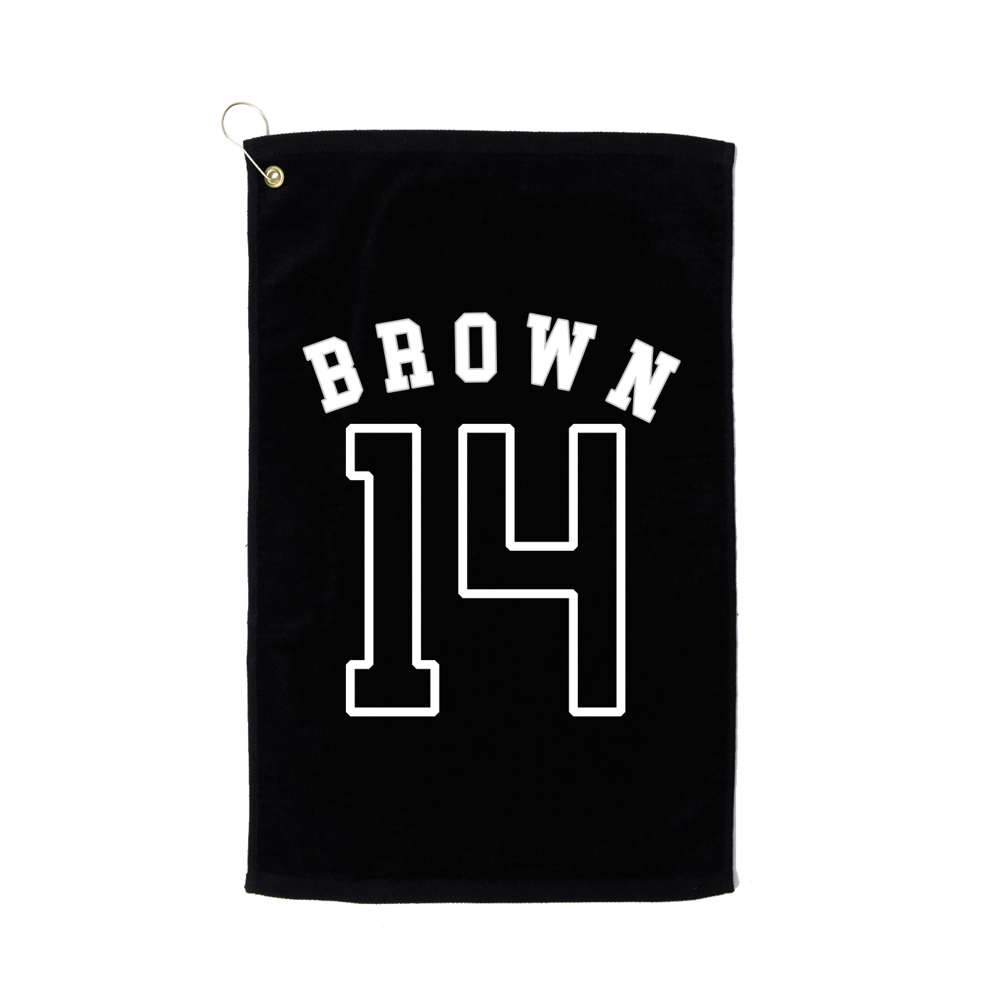 Golf Towel — Shirsey Arch in Black