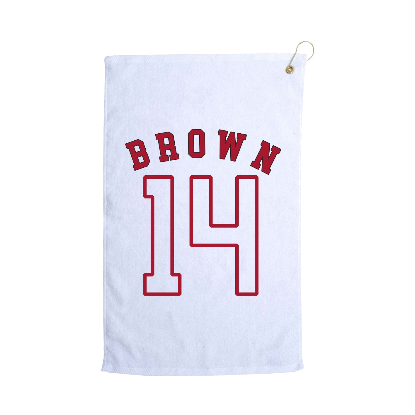 Golf Towel — Shirsey Arch in White