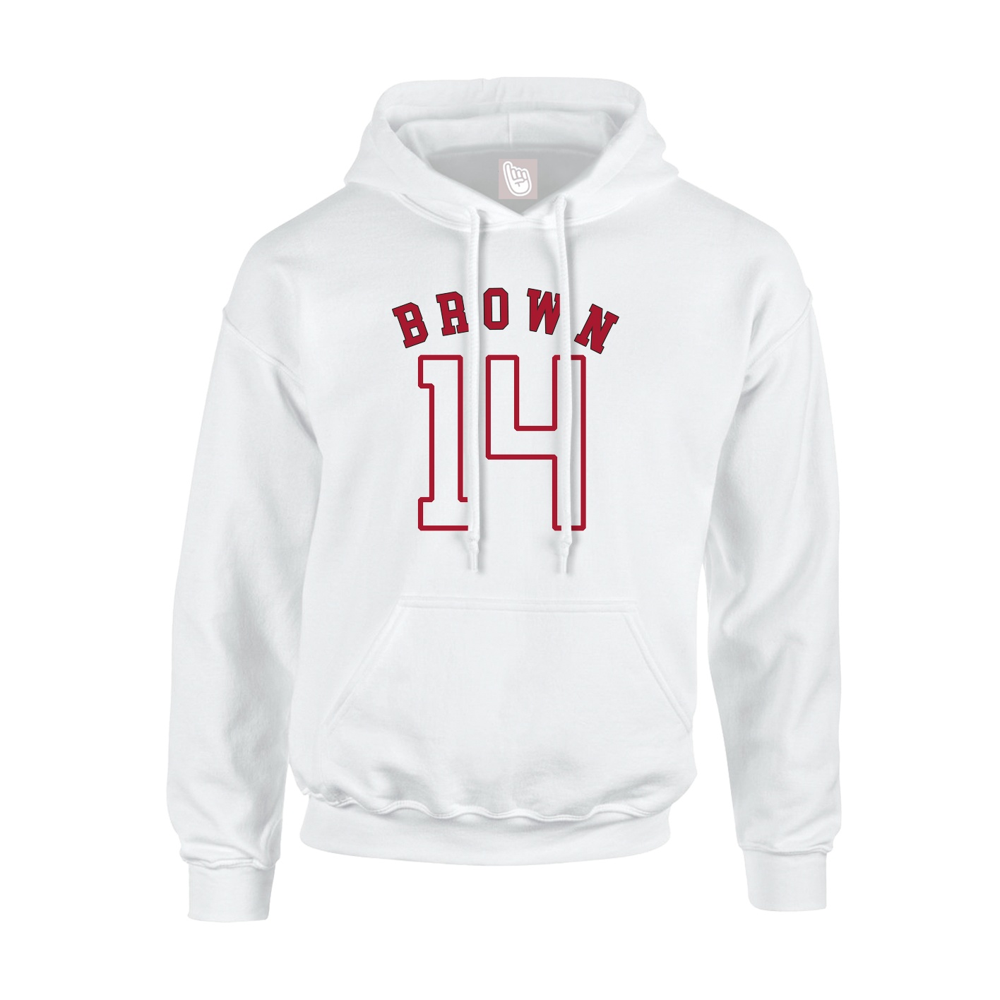 Youth Hoodie — Shirsey Arch in White