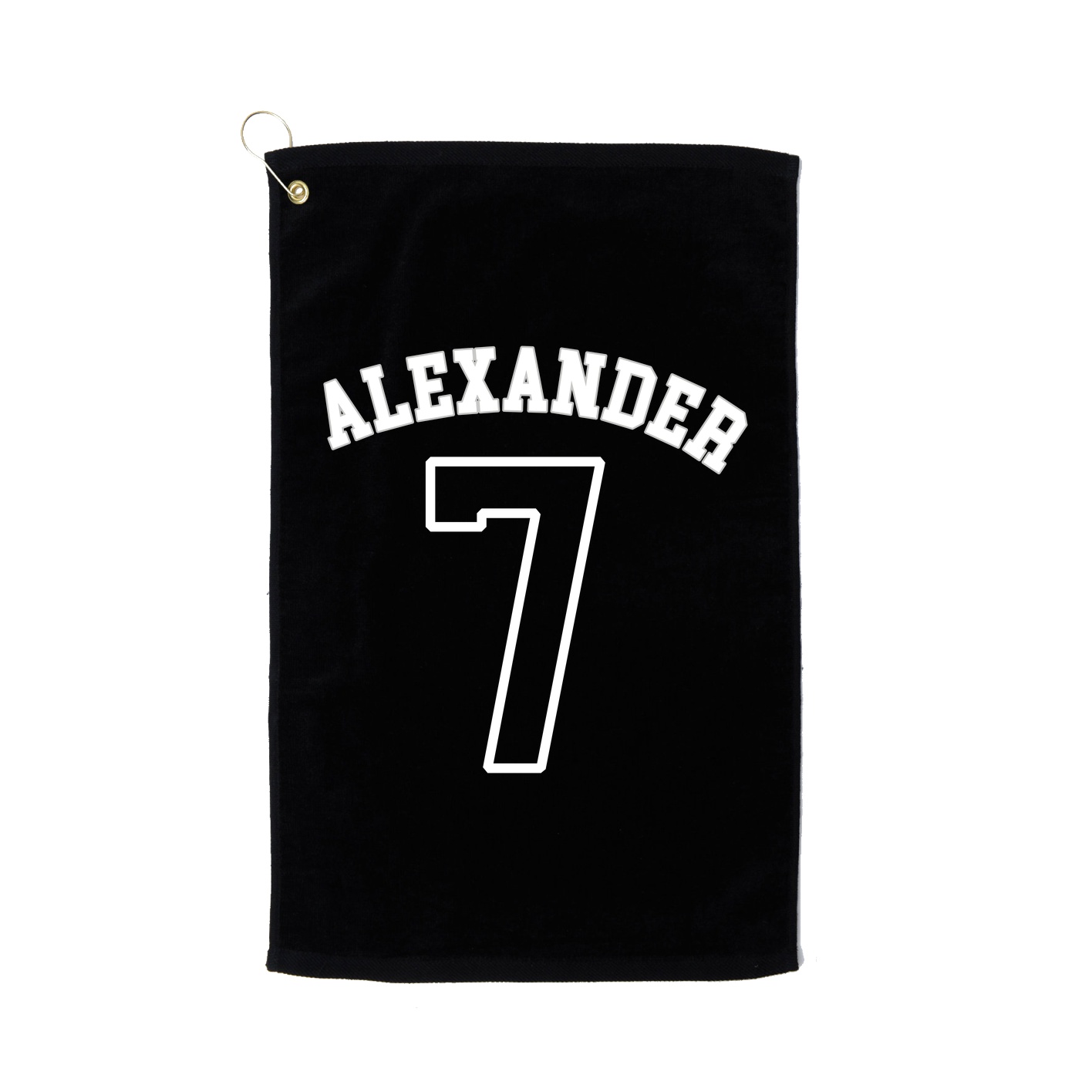 Golf Towel — Shirsey Arch in Black