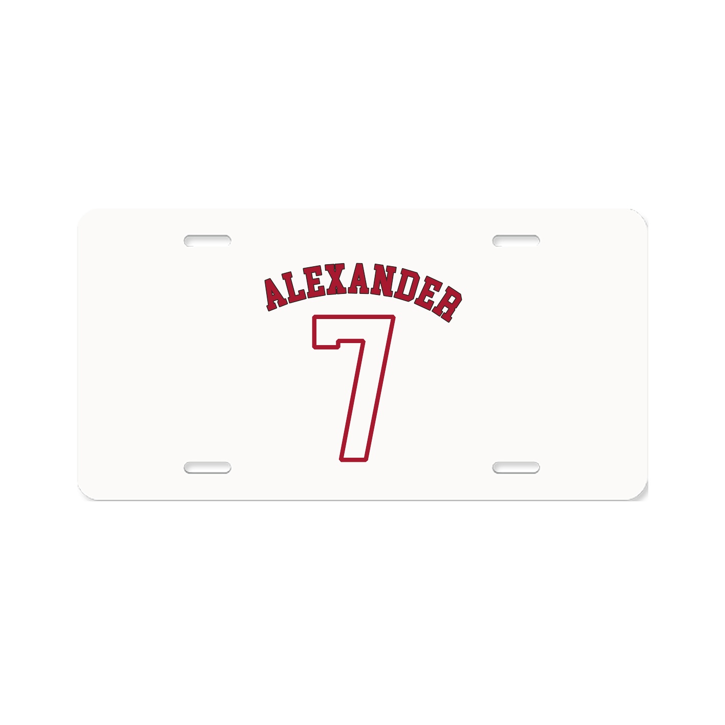 License Plate — Shirsey Arch in Classic