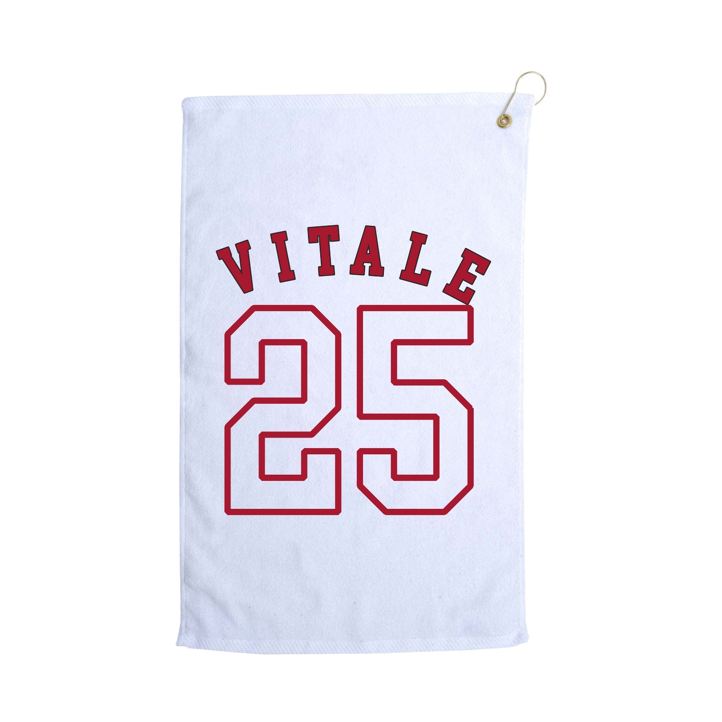 Golf Towel — Shirsey Arch in White