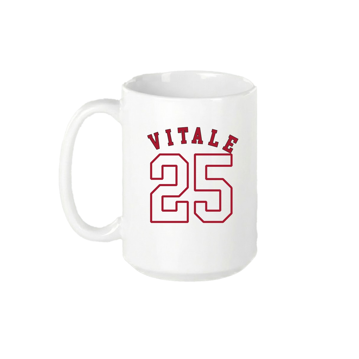 15oz Coffee Mug — Shirsey Arch in White
