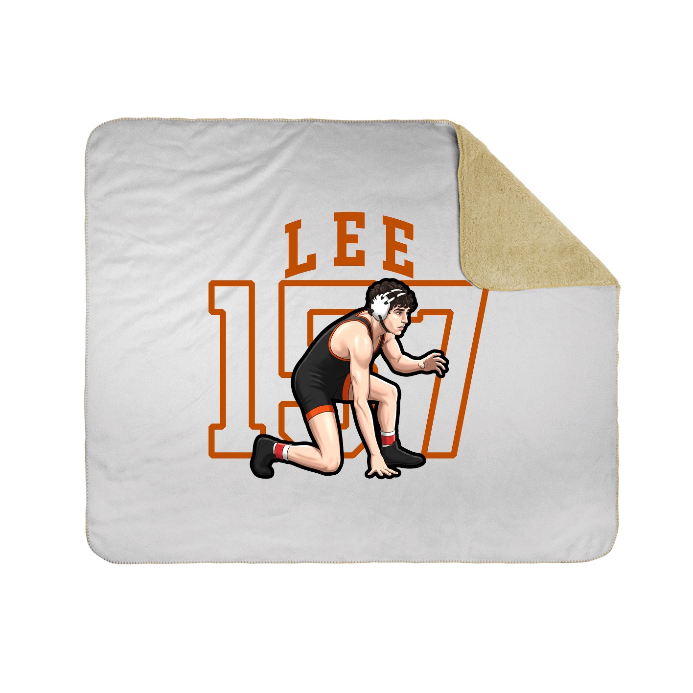 50x60 Sherpa Lined Throw Blanket
