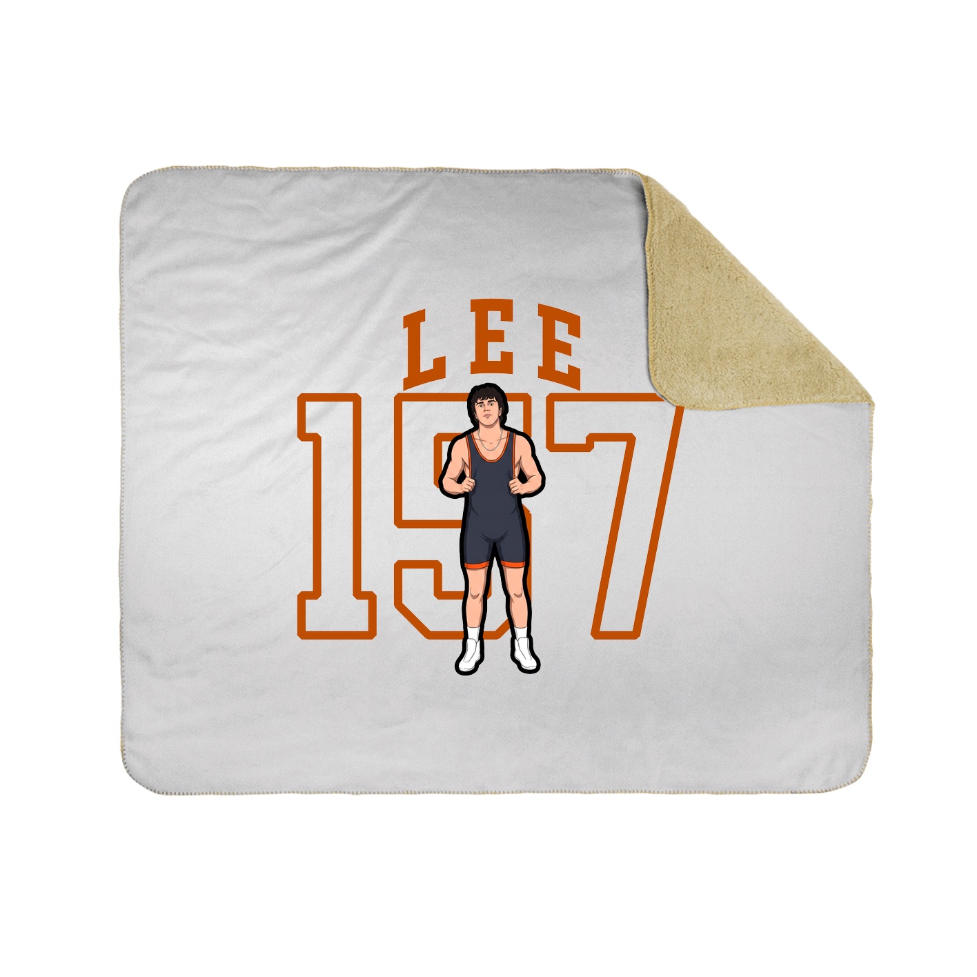 50x60 Sherpa Lined Throw Blanket