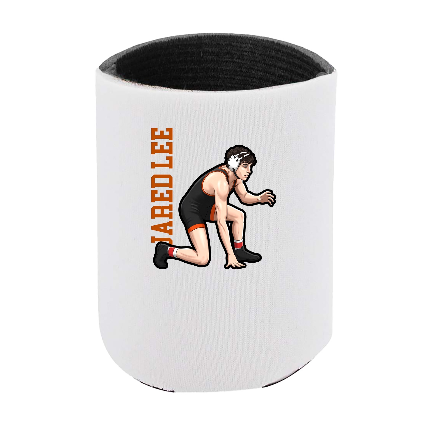 Can Holder — Name Vertical in White