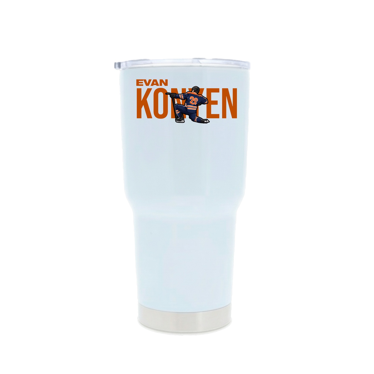 30oz Stainless Steel Tumbler — Player Name in White