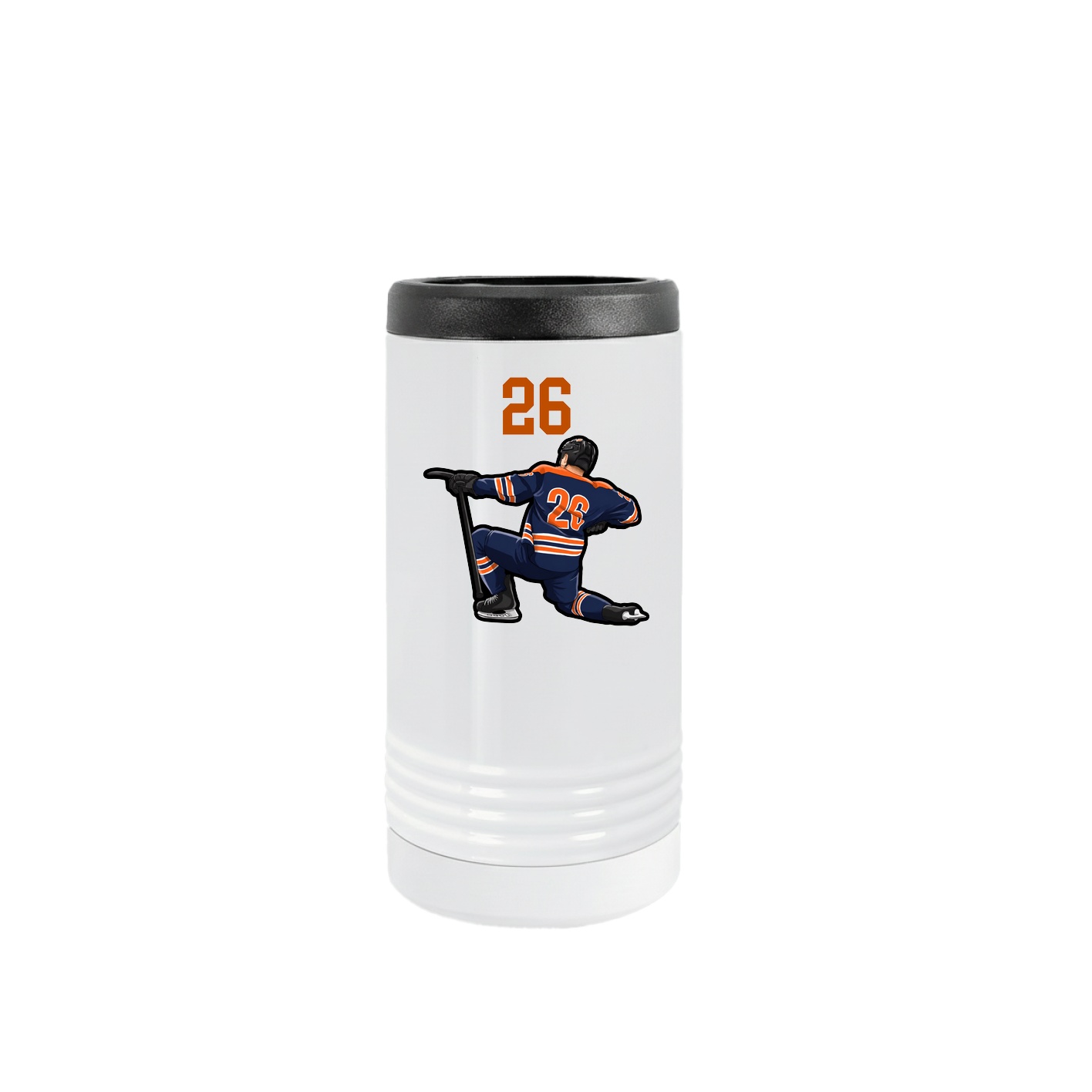 Slim Beverage Holder — Number Top in White