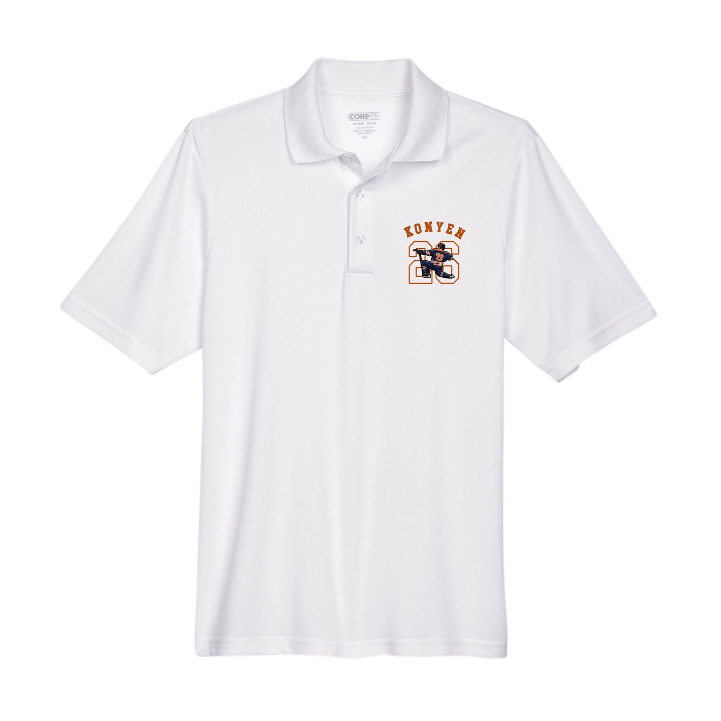 Performance Polo — Shirsey Arch in White