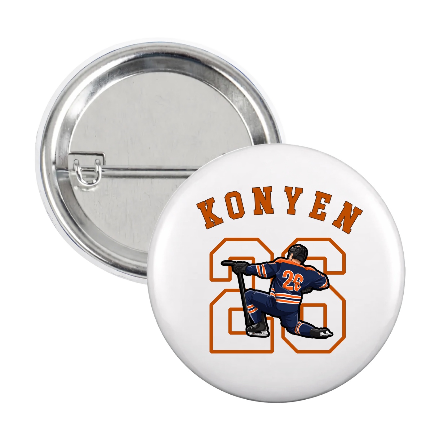 Game Day Button — Shirsey Arch in White
