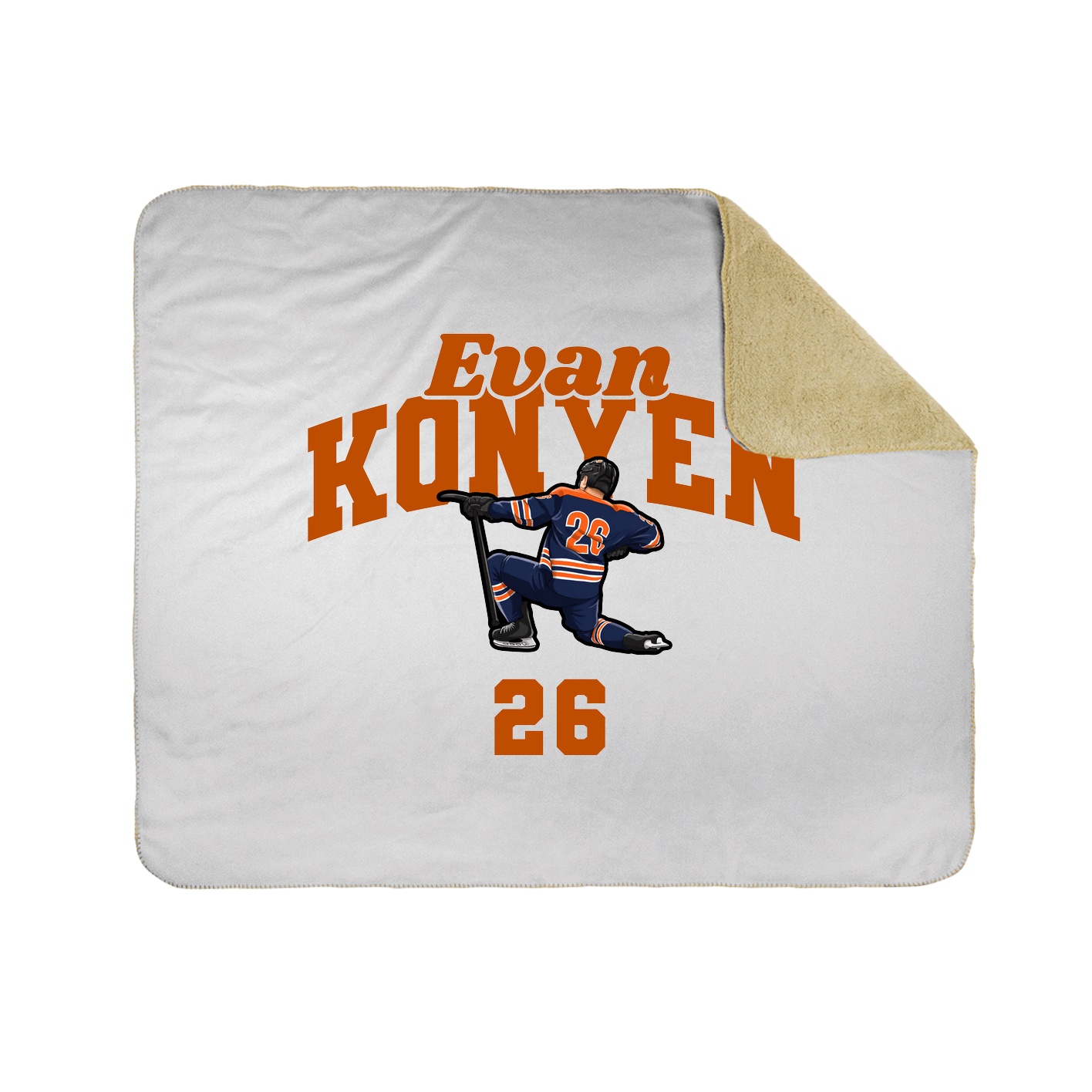 Throw Blanket — Signature Arch in White