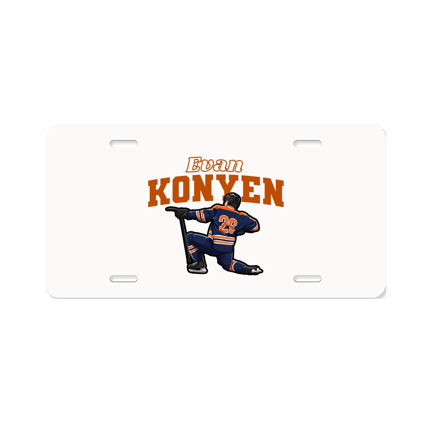 License Plate — Name Arch in Classic