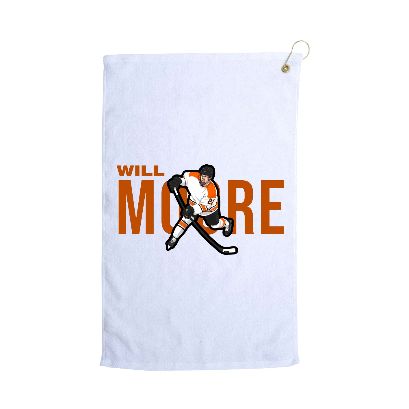 Golf Towel — Player Name in White