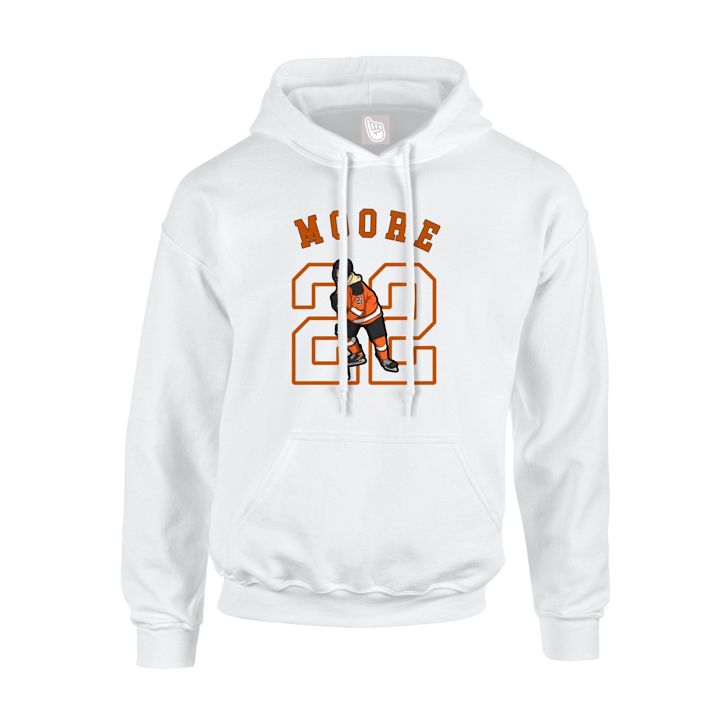 Youth Hoodie — Shirsey Arch in White