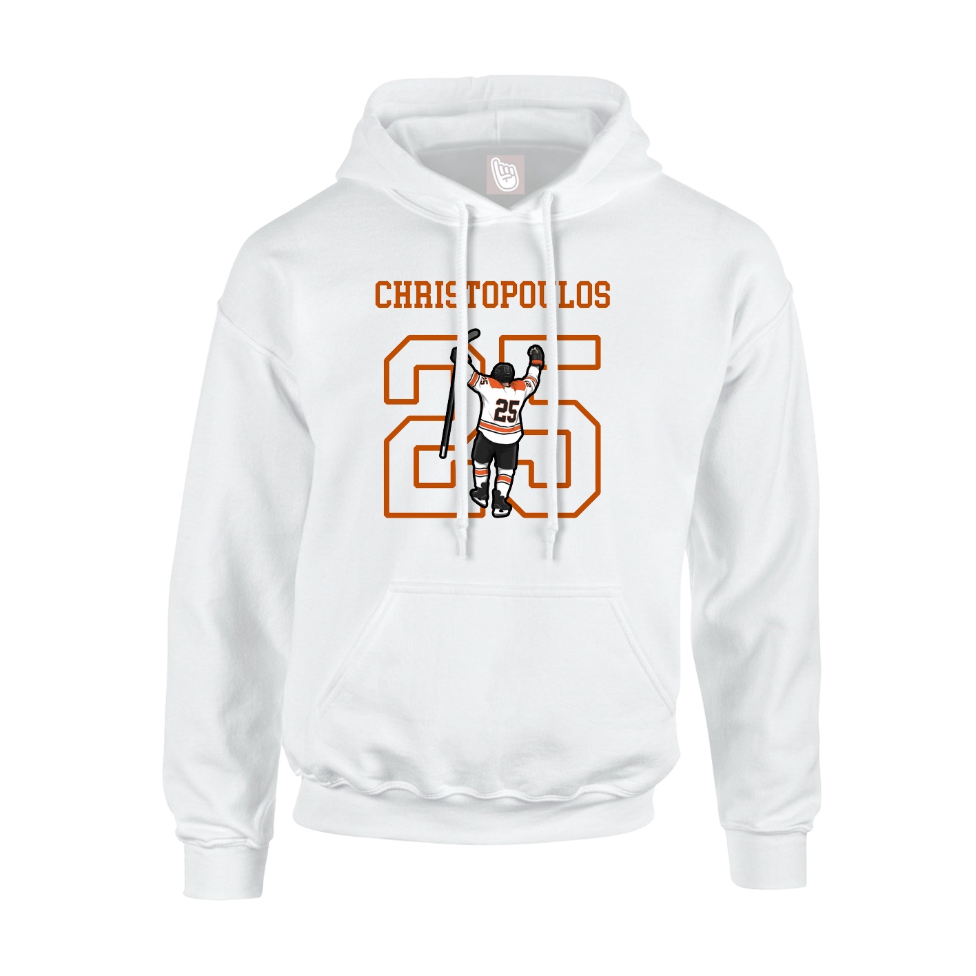Hoodie — Shirsey in White