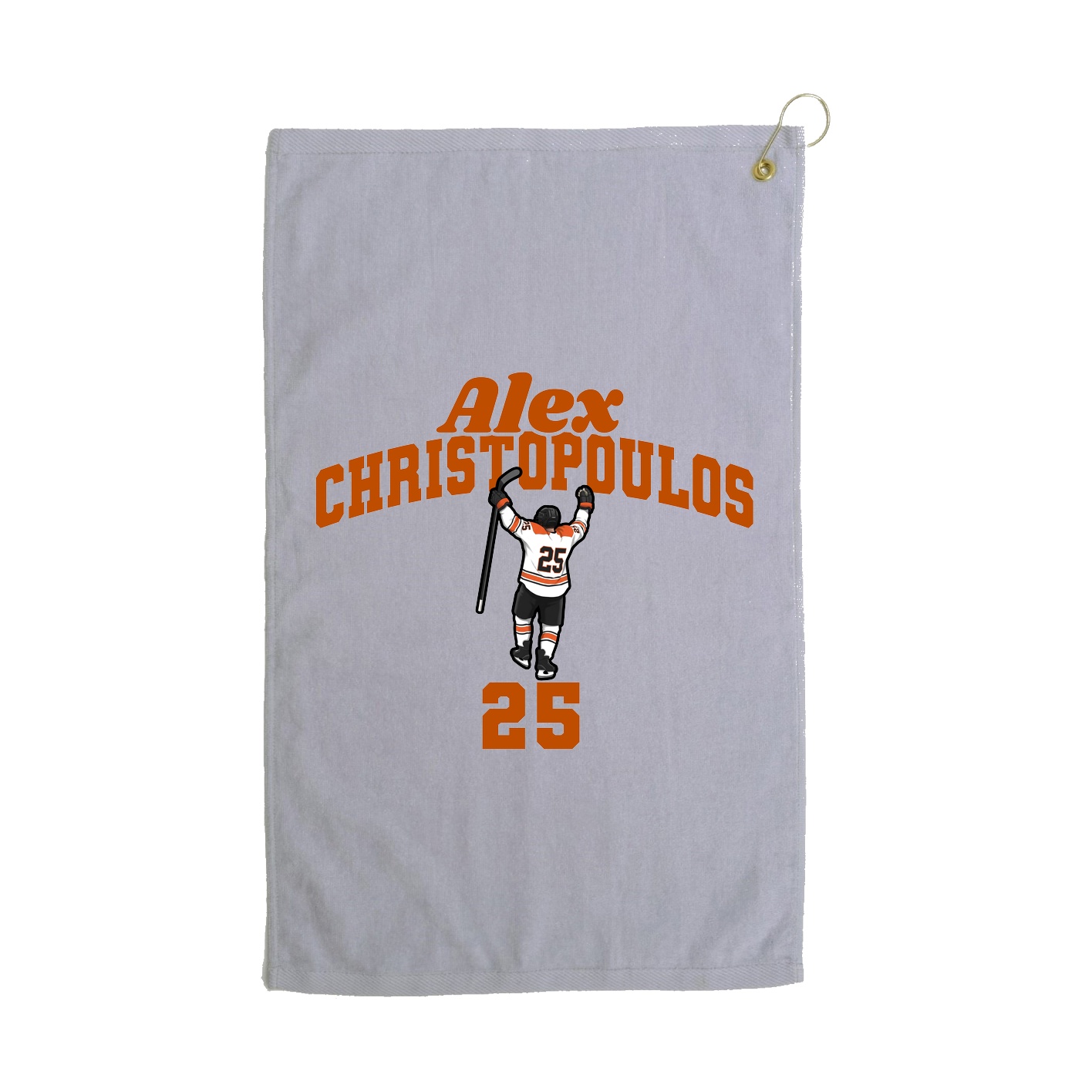 Golf Towel — Signature Arch in Grey