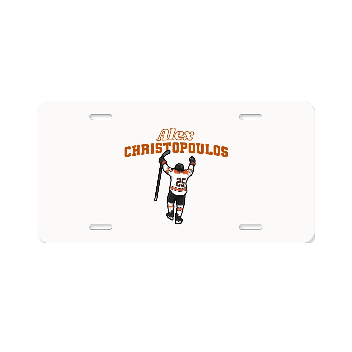 License Plate — Name Arch in Classic