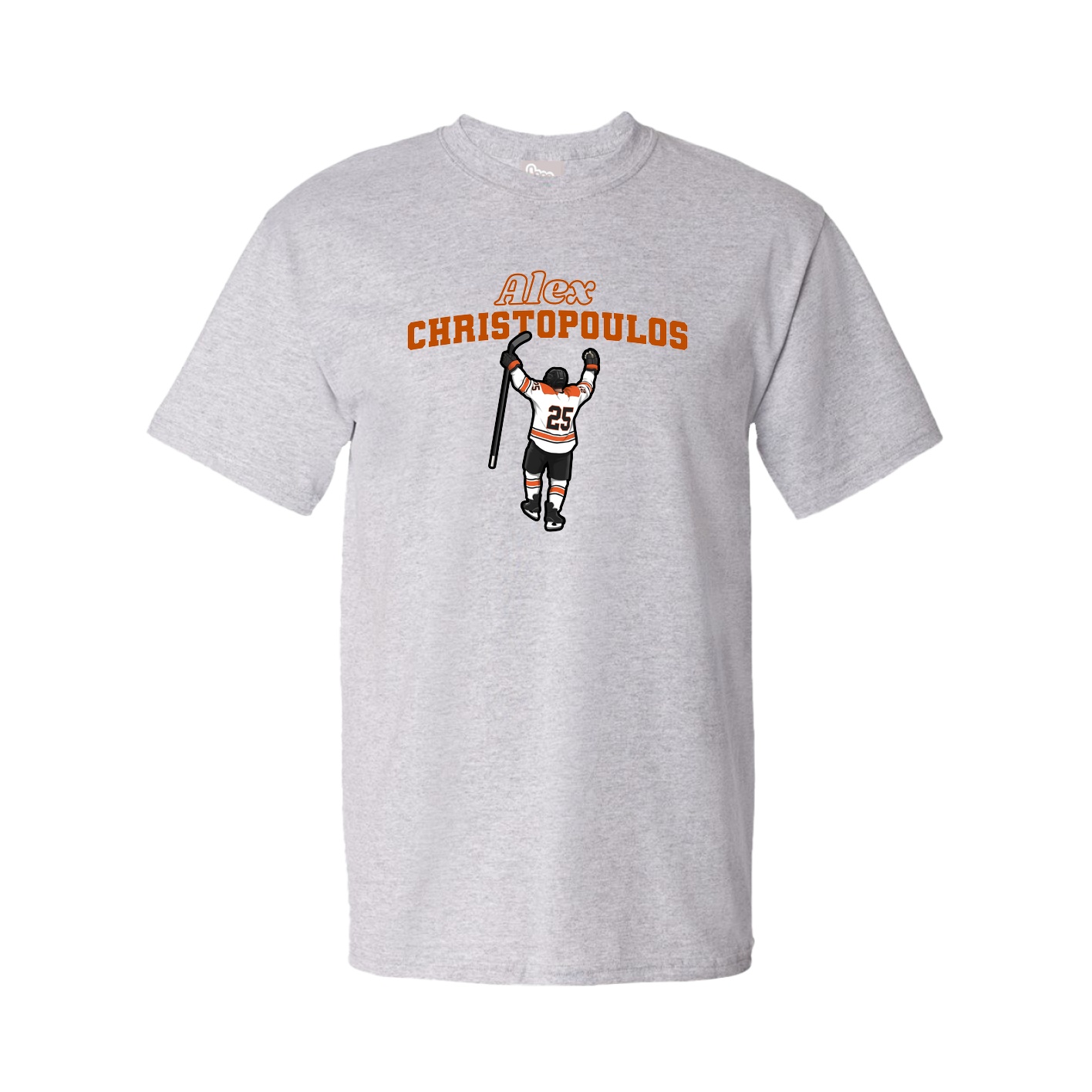 Youth Tee — Name Arch in Grey