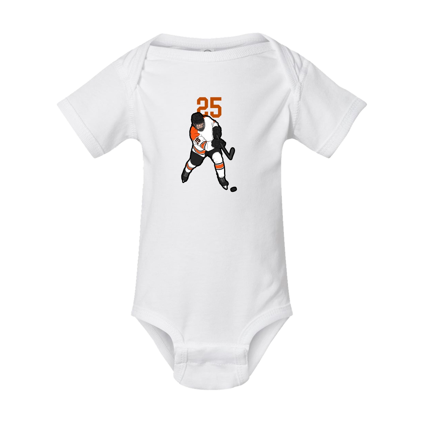 Baby Onesie — Number Top in White