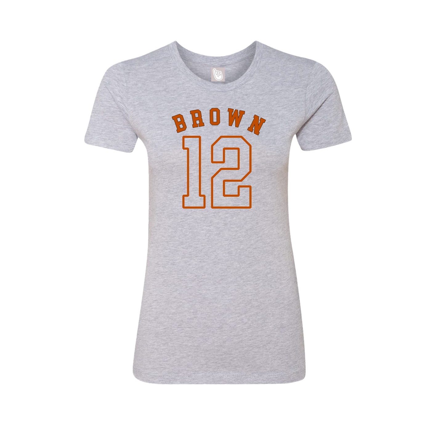 Fitted Women's Tee — Shirsey Arch in Grey