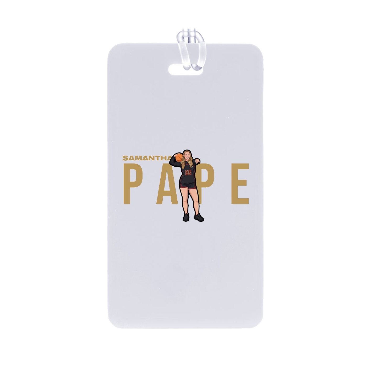 Bag Tag — Player Name in Classic