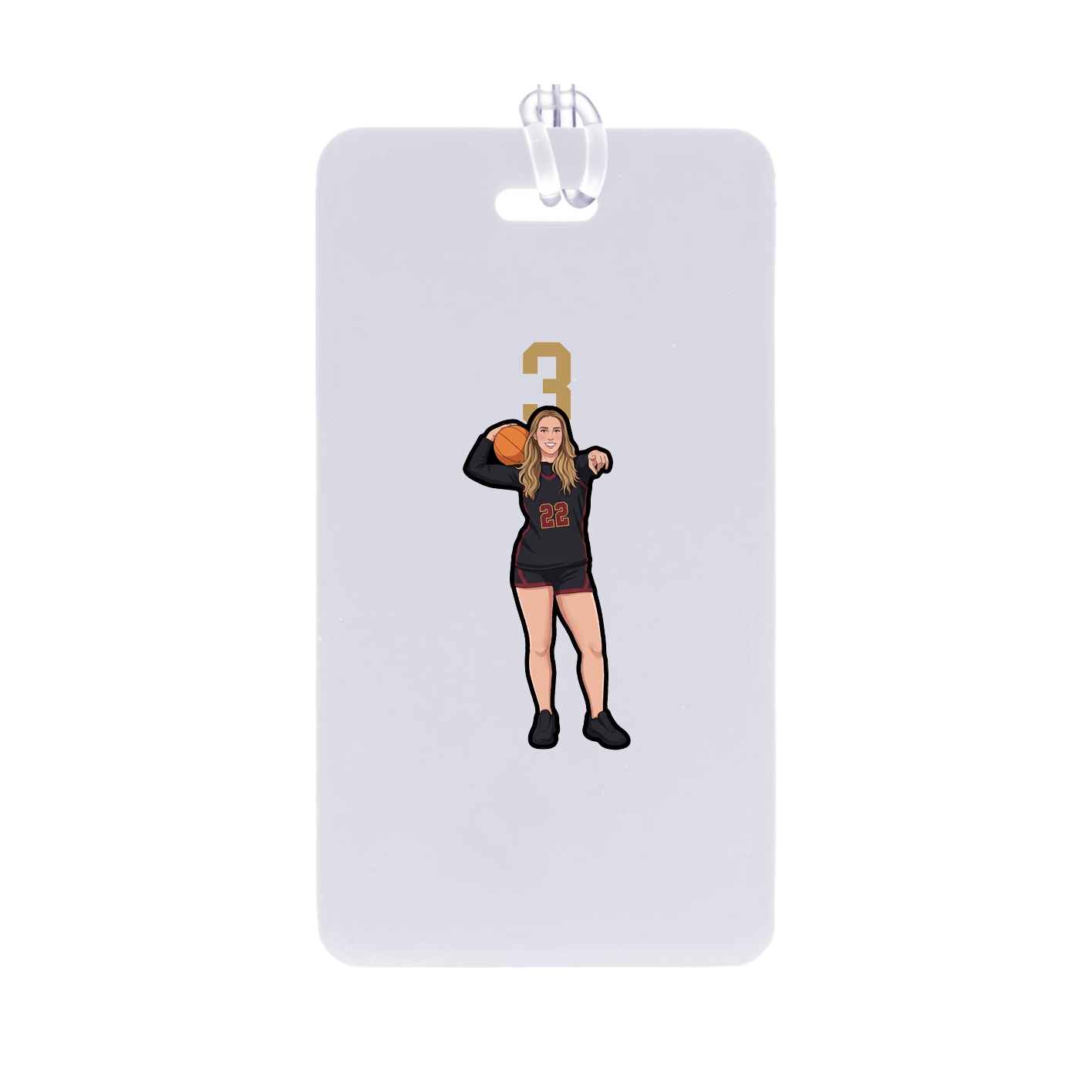 Bag Tag — Number Top in Classic