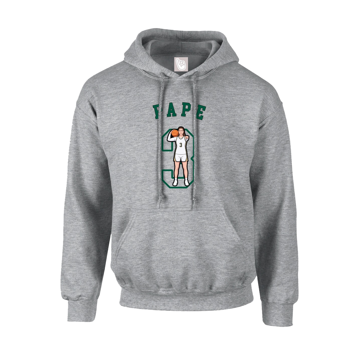 Youth Hoodie — Shirsey Arch in Grey