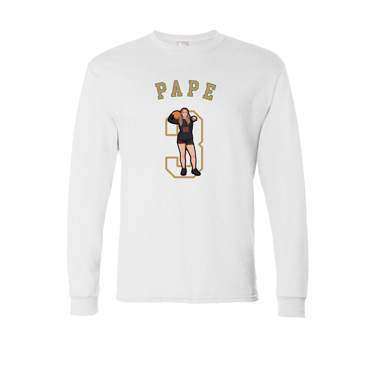 Long Sleeve Tee — Shirsey Arch in White