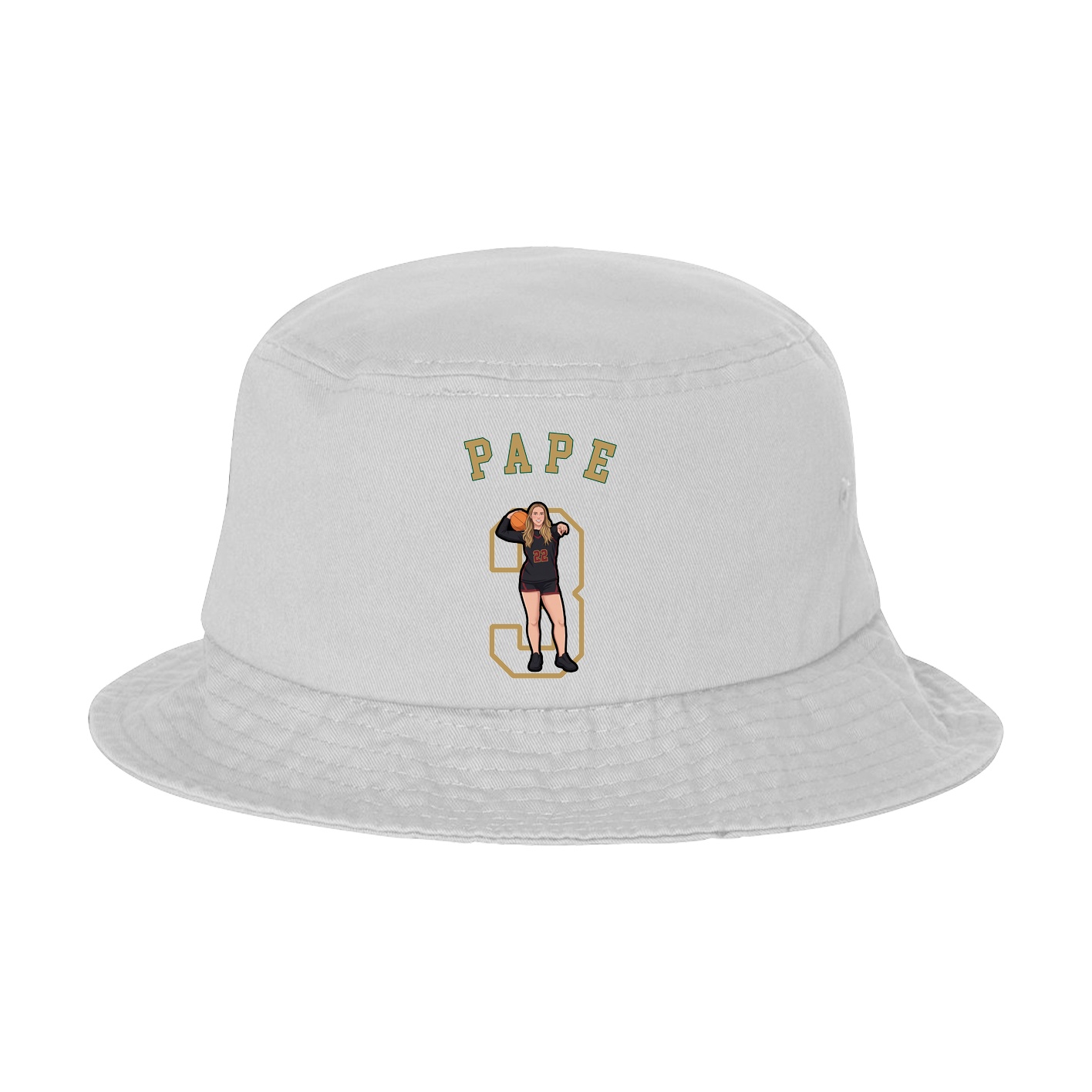 Bucket Cap — Shirsey Arch in White