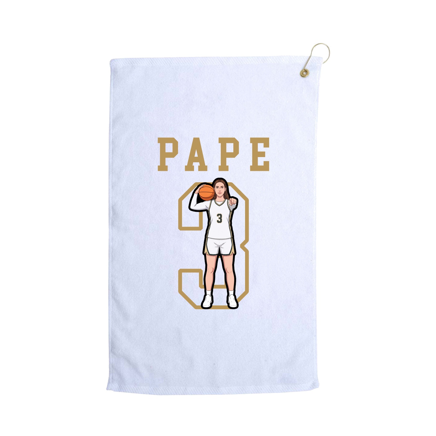 Golf Towel — Shirsey in White