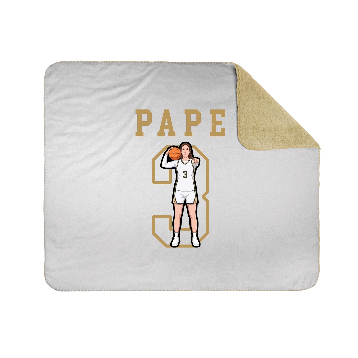 Throw Blanket — Shirsey in White