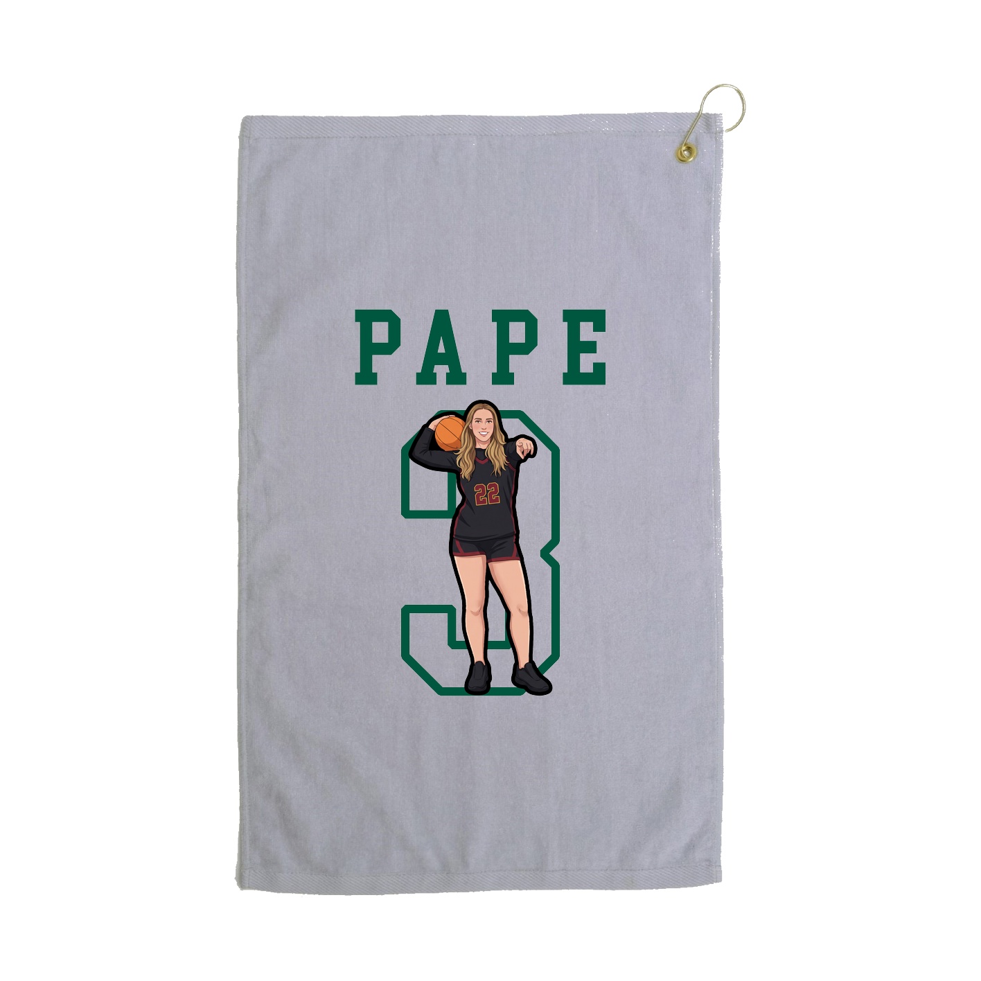 Golf Towel — Shirsey in Grey