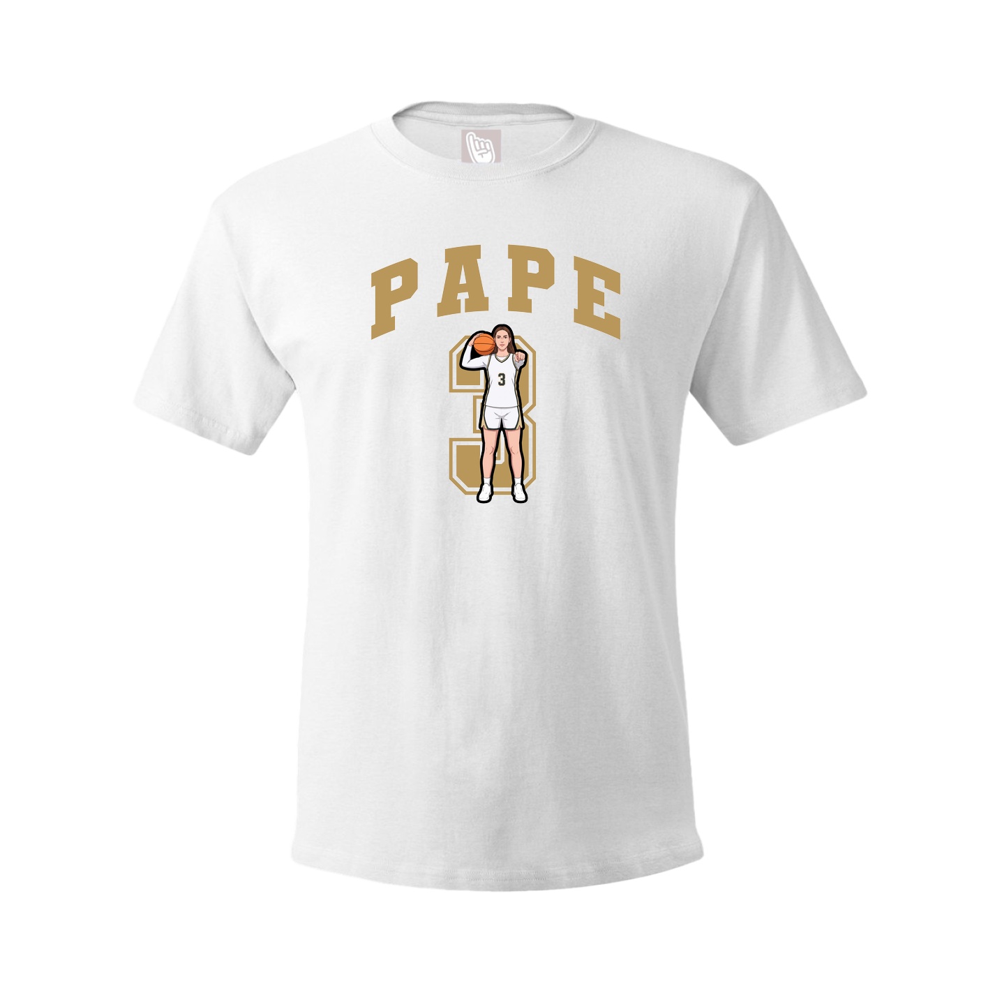 Tee — Number in White