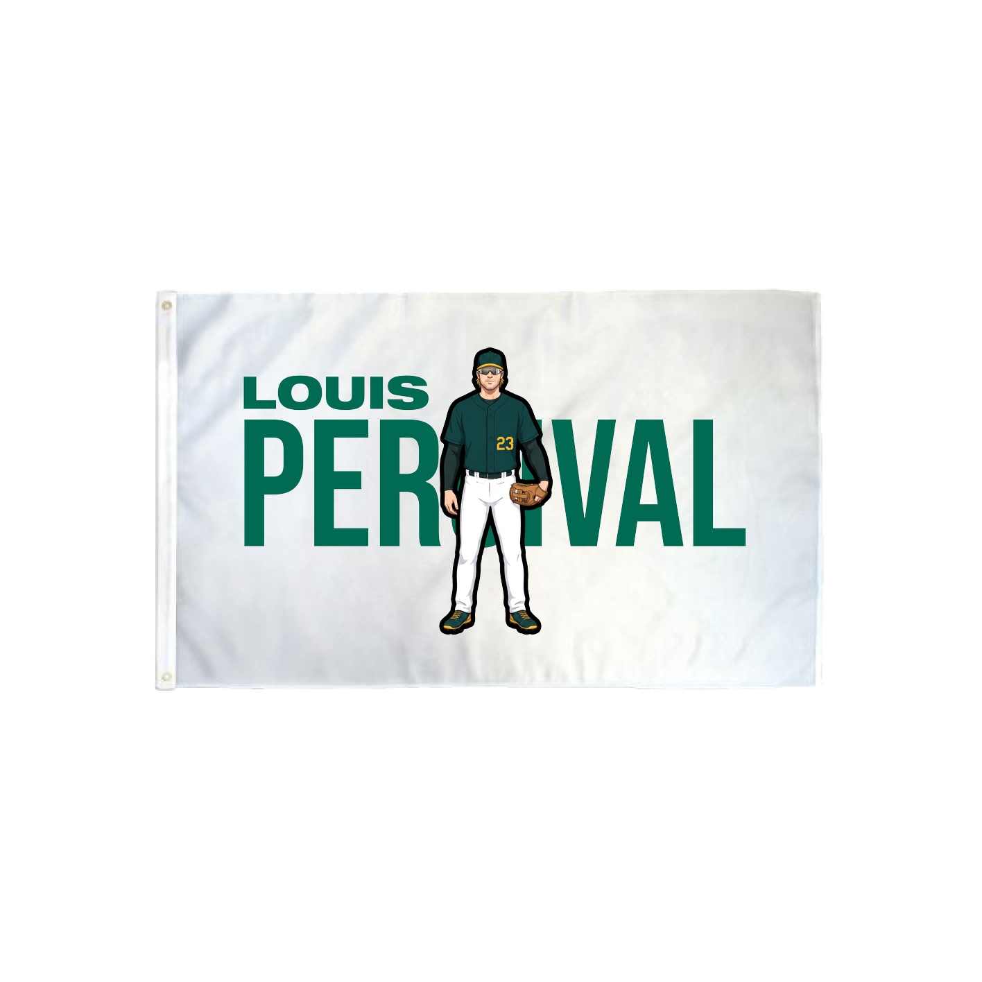 3x5 Flag — Player Name in Classic