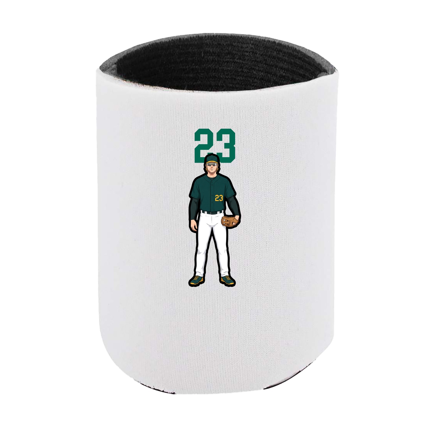 Can Holder — Number Top in White