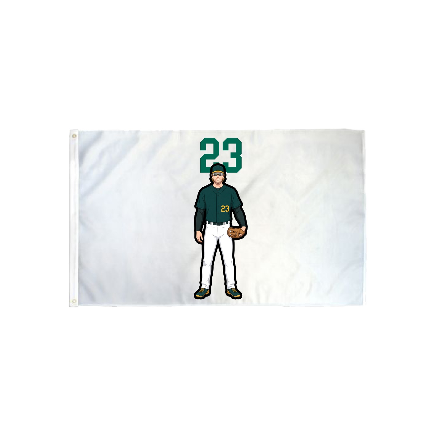 3x5 Flag — Number Top in Classic
