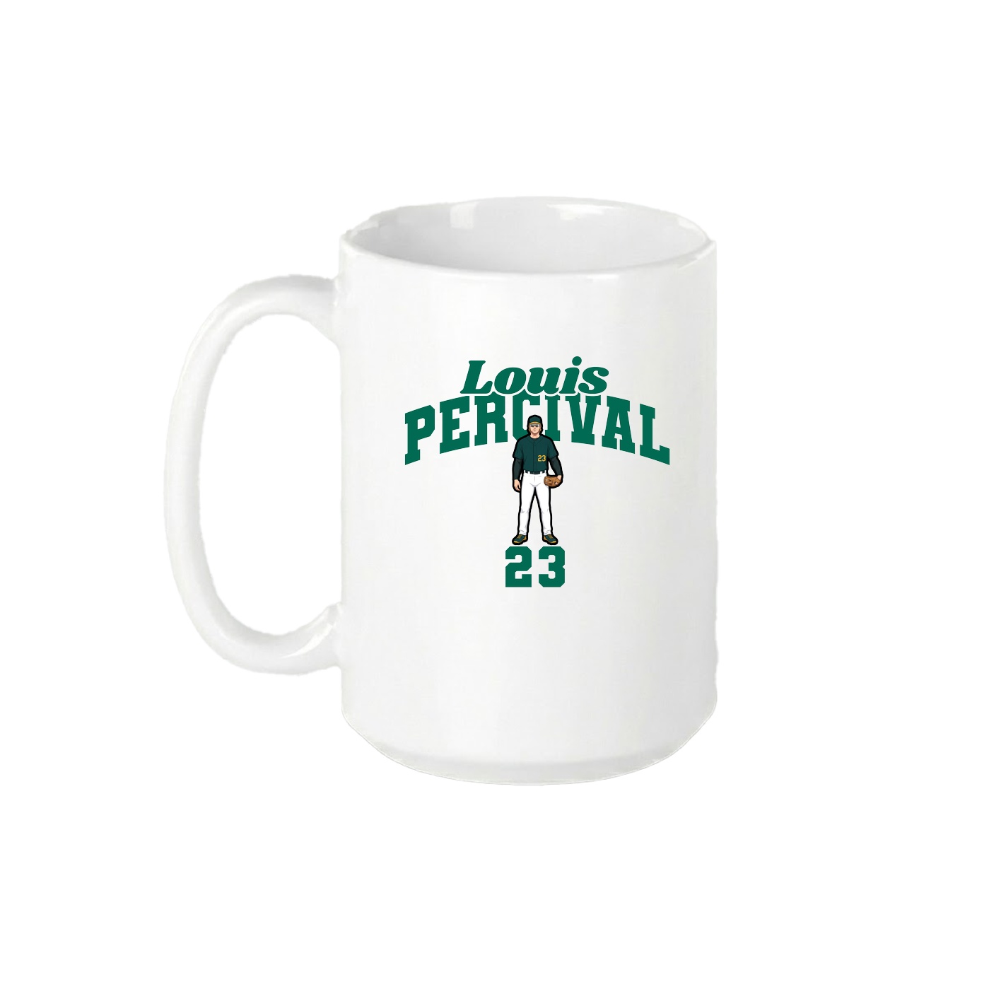 15oz Coffee Mug — Signature Arch in White