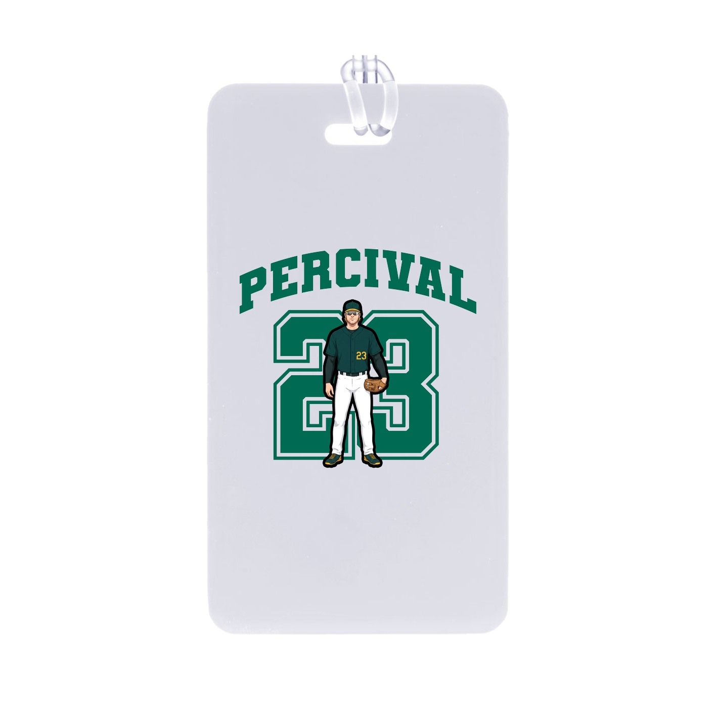 Bag Tag — Number in Classic