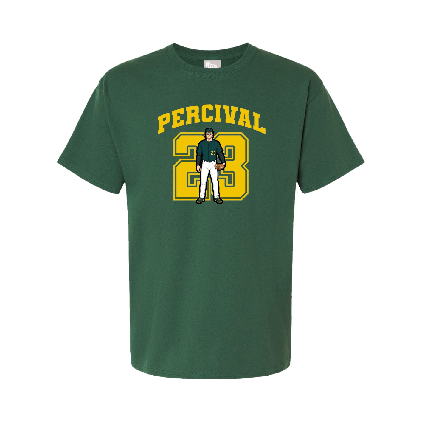 Tee — Number in Green
