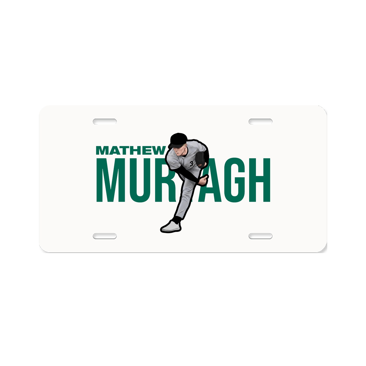 License Plate — Player Name in Classic